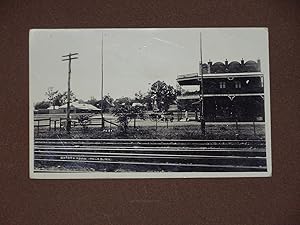 Real Photo Postcard of Macs Emporium, Oxford Road Ingleburn.