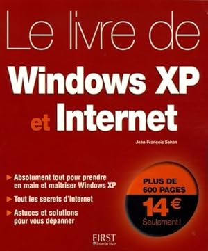Le livre Windows XP et internet - Jean-François Sehan