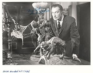 Vincent Price House On Haunted Hill 10x8 Hand Signed Photo Autograph