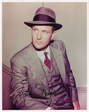 Robert Stack Gunsmoke The Untouchables Airplane 10x8 Hand Signed Photo
