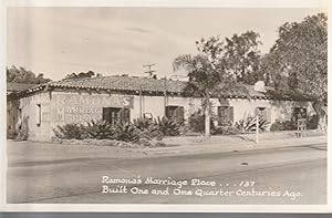 Ramona's Marriage Place San Diego CA Photo Postcard circa 1960