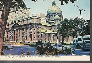 St James Cathedral Mary Queen of World Marie Reine du Minde Montreal Canada Postcard