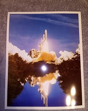 Vintage NASA print with Spectacular view of the Space Shuttle launch, circa 1981, #7