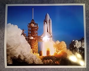 Vintage NASA print with Spectacular view of the Space Shuttle launch, circa 1981, #6