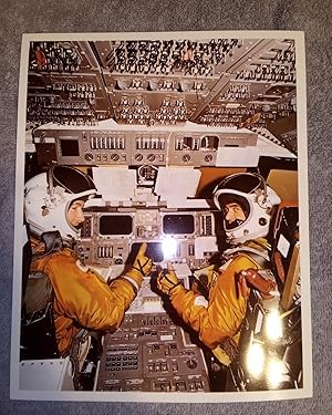 Vintage NASA print with Spectacular view of the Space Shuttle interior, circa 1981, #1