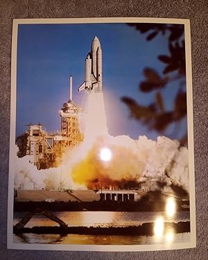 Vintage NASA print with Spectacular view of the Space Shuttle launch, circa 1981, #8