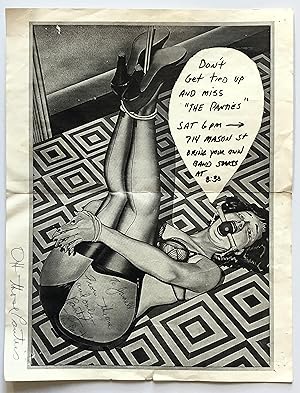Vintage PUNK FLYER 1970s THE PANTIES Vacaville Band + Shitty Old Punk Ephemera