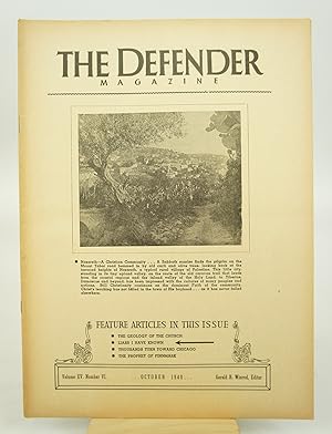 The Defender Magazine (Volume XV, Number VI; October, 1940.)(Rare)