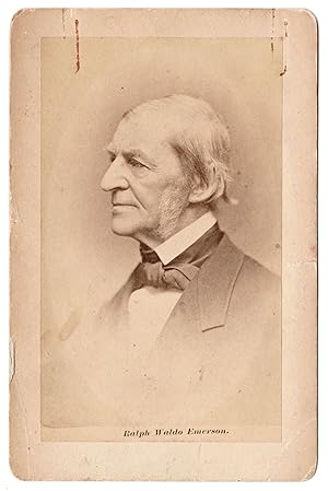 [Cabinet card photograph of Ralph Waldo Emerson]