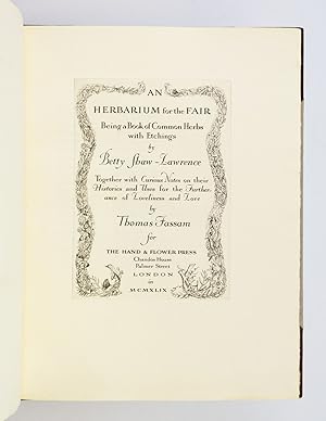 AN HERBARIUM FOR THE FAIR
