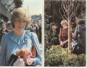 Princess Diana Deptford London 1981-2 Travel Series x2 Postcards