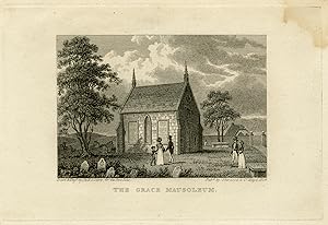 Antique Print-Architecture-View of Grace mausoleum in Arles parish-Storer-1823