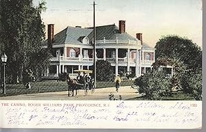 The Casino, Roger Williams Park, Providence, RI 1906 Postcard; 1¢ Franklin