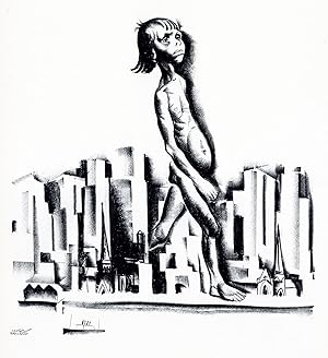 Signed Lithograph [From] Karl Marx: Capital in Pictures