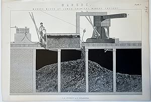(Original Steel Engraving ) 'MANURE. Manure Mixer at Lawes' Chemical Manure Factory' from Encyclo...