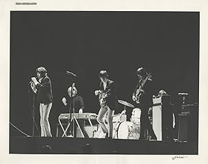 Original oversize photograph of the Rolling Stones onstage, 1966
