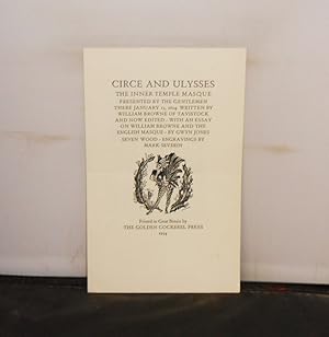 Golden Cockerel Press - Prospectus for Circe and Ulysses, The Inner Temple Masque, illustrated wi...