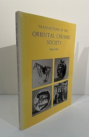 Transactions of the Oriental Ceramic Society 1986-1987 Volume 51