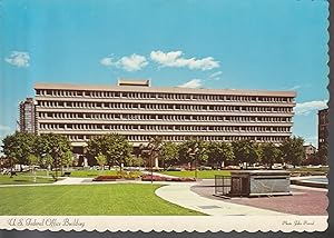 US Federal Office Building, Indianapolis, IN circa 1970 Oversize Scalloped Postcard