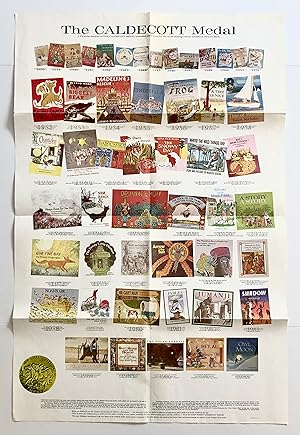 Vintage POSTER Award Winning Children's Books CALDECOTT MEDAL WINNERS 1938 - 1988