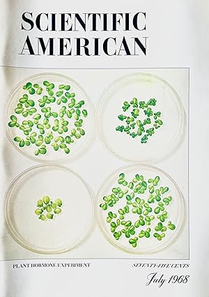 Scientific American, Volume 218, Issue 7; July 1968: Plant Hormone Experiment