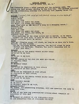 Trial of Milton Berle