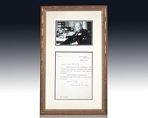 Winston S. Churchill Typed Letter Signed.