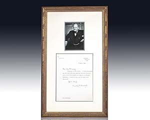 Winston S. Churchill Typed Letter Signed.