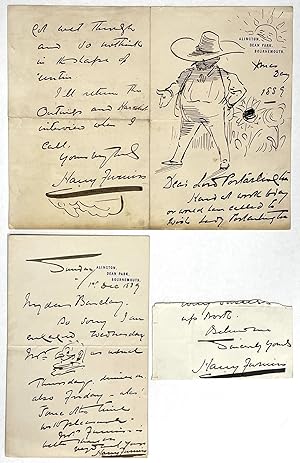 2 ALS w/ Drawings and Signed Fragment