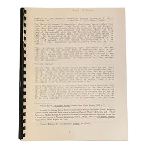 History of the Hermetic Tradition: Lecture Delivered 11/19/95, Columbia, MD