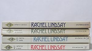 Lot of 4 Rachel Lindsay Harlequin Presents novels