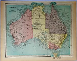 Australia ,1902 Color Map