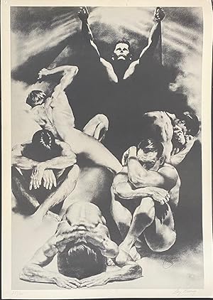 [Untitled poster, signed by artist]