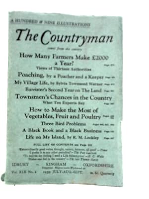The Countryman: A Quarterly Non-party Review And Miscellany Of Rural Life And Work, Vol. XIX, No....