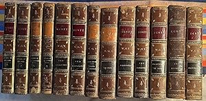 Tauchnitz Edition : 13 Volumes of the Works of Sir Walter Scott