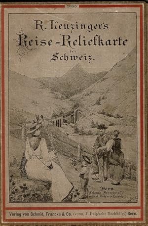 Relief Reisekarte der Schweiz / Catre-releif de la Suisse a l'ugage des touristeds