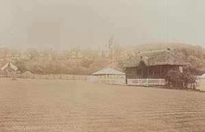 Mayfield Cricket Ground Sussex Antique Real Photo Postcard