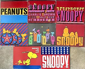 Group of Eight (8) Peanuts/Snoopy Datebook Calendars for the years 1972, 1973, 1974, 1976, 1977, ...