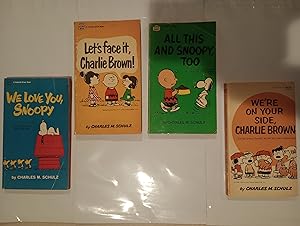 Peanuts, Snoopy, Charlie Brown (4 book Fawcett Crest collection: Let's Face it, Charlie Brown; Al...