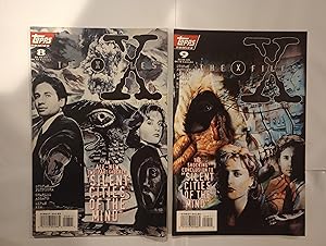 X-FILES (1995) (TOPPS COMICS) Lot of 2: #8 & #9 "Silent Cities of the Mind"