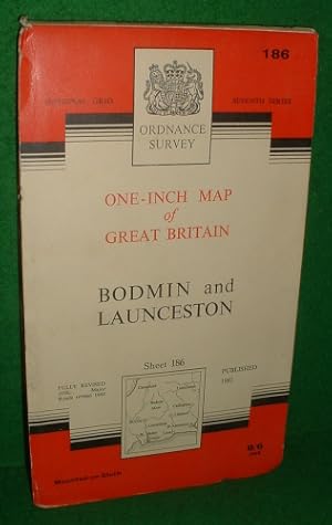 ORDNANCE SURVEY ONE-INCH MAP OF GREAT BRITAIN BODMIN AND LAUNCESTON SHEET 186