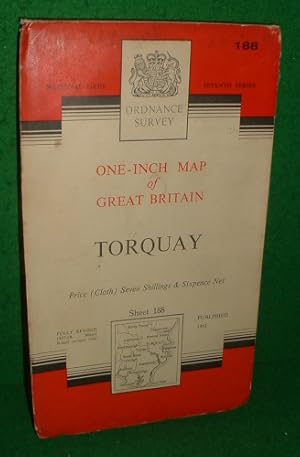 ORDNANCE SURVEY ONE-INCH MAP OF GREAT BRITAIN TORQUAY SHEET 188