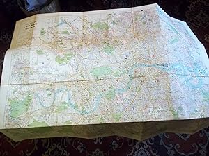 Bacon's Large Print Map of London and Suburbs.