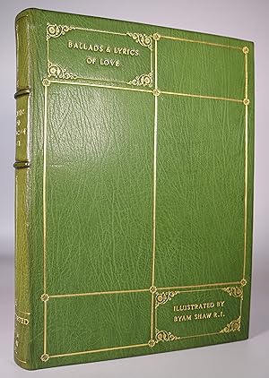 Ballads and Lyrics of Love Edited With an Introduction By Frank Sidgwick Illustrated after Byam S...