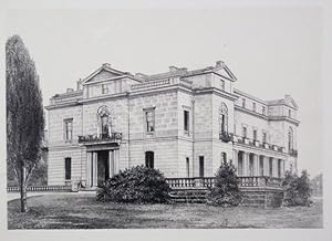 Original Antique Photo Lithograph Illustrating Langton House, the Seat of J.J.Farquharson, Esq, i...