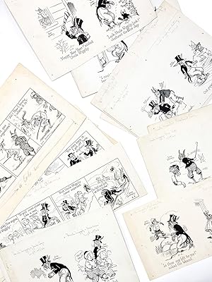 Collection of Original Art for UNCLE WIGGILY Comic Strip and Newspaper Stories