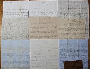 Group of 9 Letters, 1841-1850: 7 Autograph Letters Signed to Dr. George Clymer, Naval Surgeon abo...