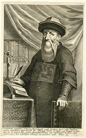 Antique Print-JOHANN-ADAM-SCHALL-JESUIT-CHINA-PORTRAIT-Clouwet-1670