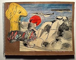 Original Sketchbook, Collage and Studies Book from 1982 Production of Nicol Williamson's "Macbeth"