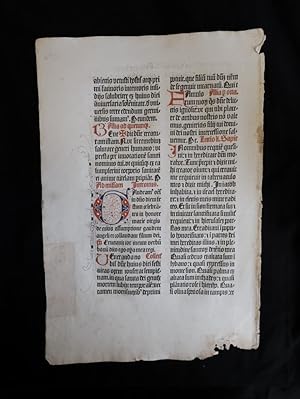 Leaf from Missale Coloniense 1487 CCXXXVI